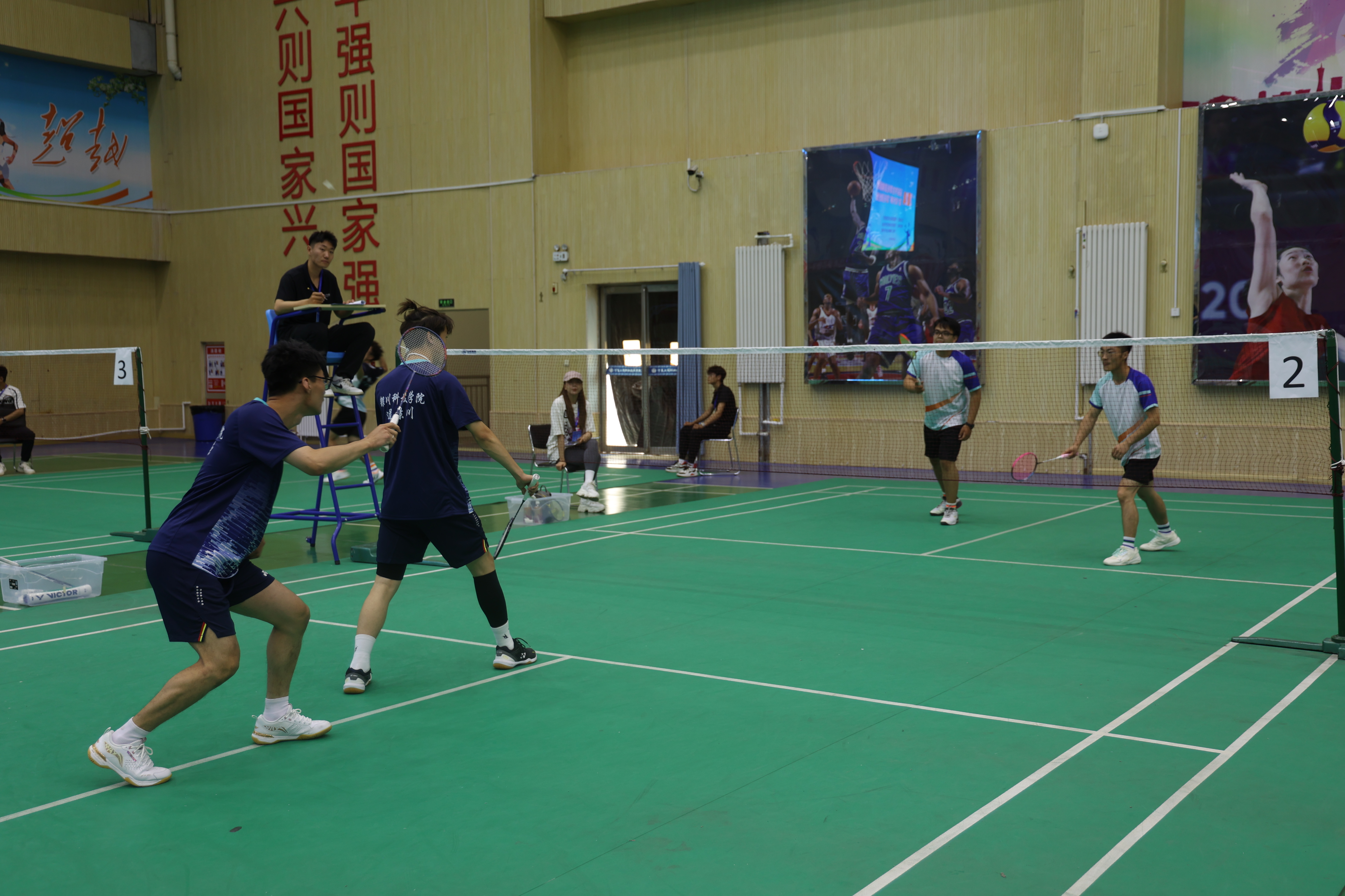 宁夏大学准备比赛，全队备战积极态度